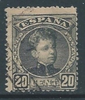 Spain #278 Used 20c King Alfonso XIII