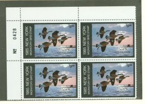 United States #NY-1 Mint (NH) Plate Block (Geese)