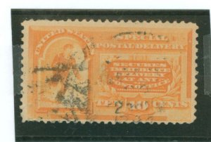 United States #E3  Single