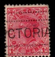 Australia - Victoria  #219a Queen Victoria (wmk 13 Carmine) - Used