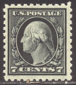 U.S. #469 Mint VF NH - 7c Black, P10, Unwmkd