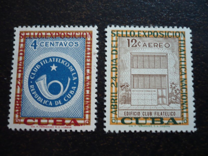 Stamps - Cuba - Scott#570 & C156 - MNH Set of 2