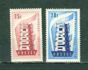 FRANCE 1956 EUROPA #805-806...SET...MNH..$6.00