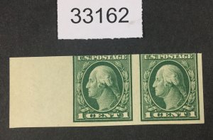 US STAMPS  #481 MINT OG NH PAIR  LOT #33162