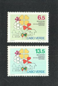 Cape Verde Scott #480-481 MNH