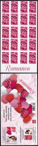 Australia SG4129a Special Occasions 2014 Romance booklet pane U/M