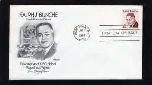 1860 Ralph Bunche, FDC Artmaster