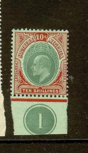 SOUTHERN NIGERIA (P3009B) KE 10/- PL #1 SG43  MOG