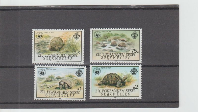 Seychelles Zil-Elwannyen Sesel  Scott#  106-109  MNH  (1985 WWF)