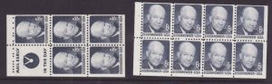 USA-Sc#1393a[H at tab],b[couple of short gum lines on back- id9-two unused book