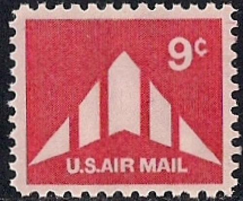 C77 9 cents Delta Wing Plane Silh. Stamp mint OG NH VF