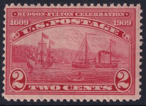 372 U.S. 1909 Henry Hudson / Hudson-Fulton 2¢ issue MNH CV $21.00