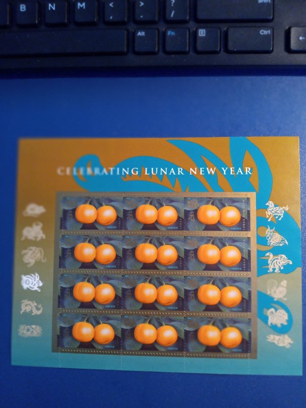 US# 4492, Lunar New Year, Sheet of 12, Unused (2011)