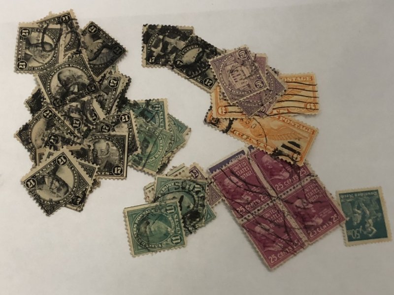 W.W. Stamps In Glassine’s Some Old US Revenue + Lots Of Other Countries