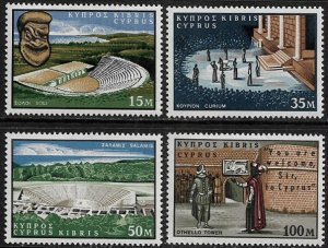 Cyprus #237-40 MNH Set - Shakespear's Birth 400th Anniversary - Theaters