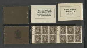 Canada Postage Stamp #196bi BK21b MINT MNH Booklet 2 Full Panes