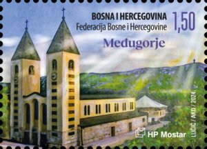 Bosnia and Herzegovina Mostar 2024 MNH Stamps Medjugorje Church