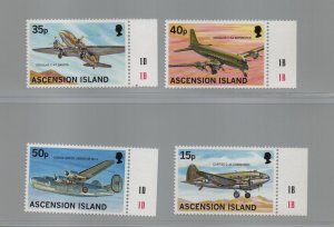 Ascension Islands 1999 Aircraft SG760/3 mint set of 4