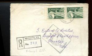 ?NEWCASTLE, N.B. Registered h/s cover Canada