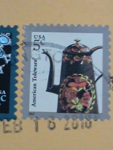 ​UNITED STATES- 2010-COMMERCIAL COVER-WITH STAMPS-VERY FINE