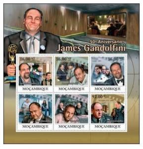 MOZAMBIQUE 2011 SHEET MNH JAMES GANDOLFINI ACTOR THE SOPRANO TV