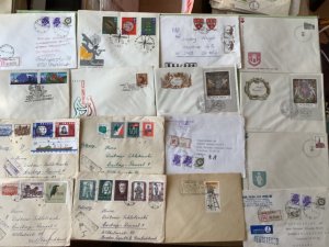 Poland collection of postal  covers 16 items Ref A2051