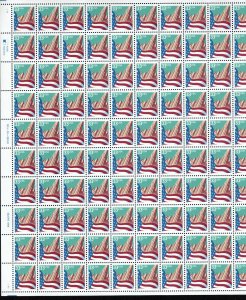 3277 Flag over Porch (FULL Pl# SHEET)  MNH 1999 Cat $275.00