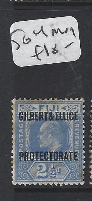 GILBERT AND ELLICE ISLANDS (P1804B)  KE  2 1/2D  SG 4   MOG