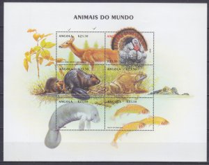 2000 Angola 1473-78KL African fauna 10,00 €