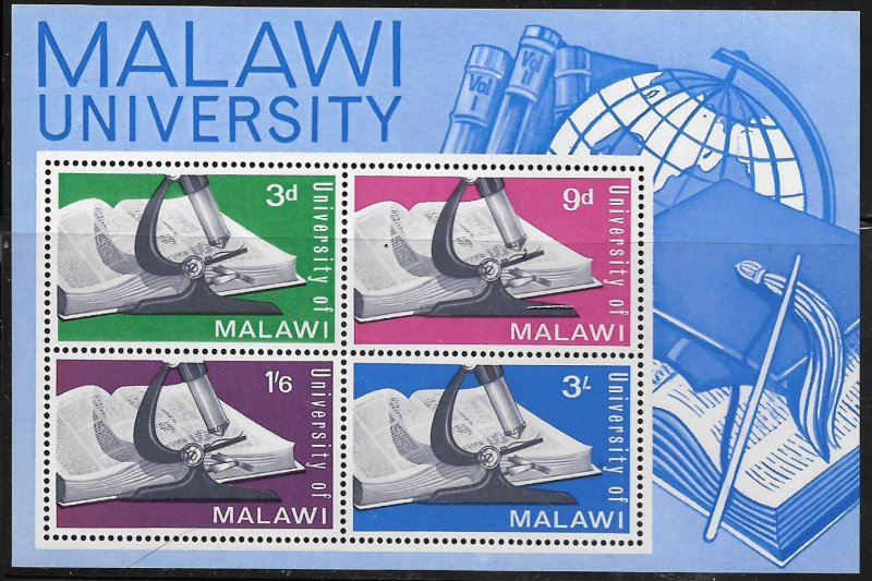 MALAWI,36A, MNH, SS OF 4, MALAWI UNIVERSITY