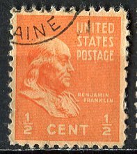 U.S.A.; 1939; Sc. # 803;  Used Single Stamp