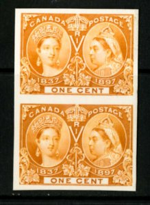 Canada Stamps # 51 NH Card Board Proof Pair Super 