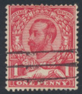 Great Britain SC# 152*  SG 329  George V Downey Head Used see detail & scans