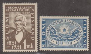 Finland Scott #180-181 Stamps - Mint Set