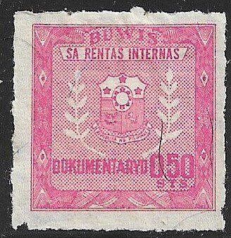 PHILIPPINES 1975 50c ARMS Documentary Revenue Bft 107 MNG