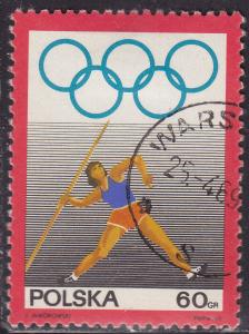 Poland 1649 Olympic Woman's Javelin 1969