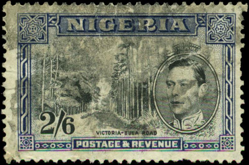 Nigeria Scott #63a Used  Perf 13 1/2