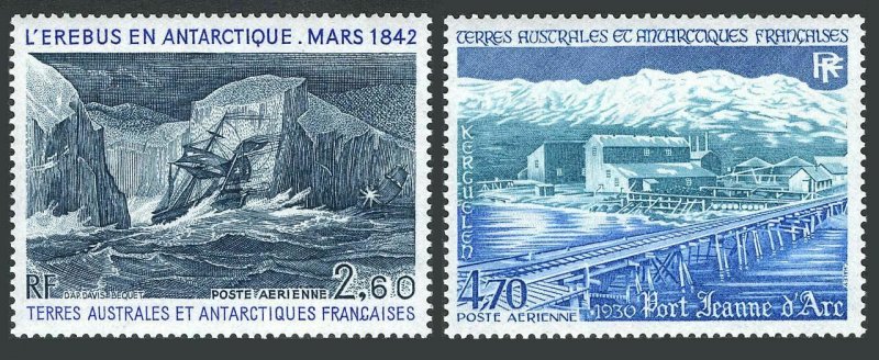 FSAT C78-C79.Michel 189,191. Erebus-Antarctic ice Cap,Port:Joan of Arc,1984.