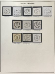 US Circular Date Stamp Collection (Odd/Boys/Girls/Double Town/Port/City/State)