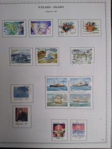 collection on pages Iceland 1990-94 used NE: CV $136