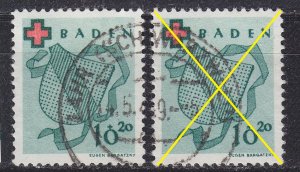 GERMANY Alliiert Franz. Zone [Baden] MiNr 0042 A ( O/used ) [01]