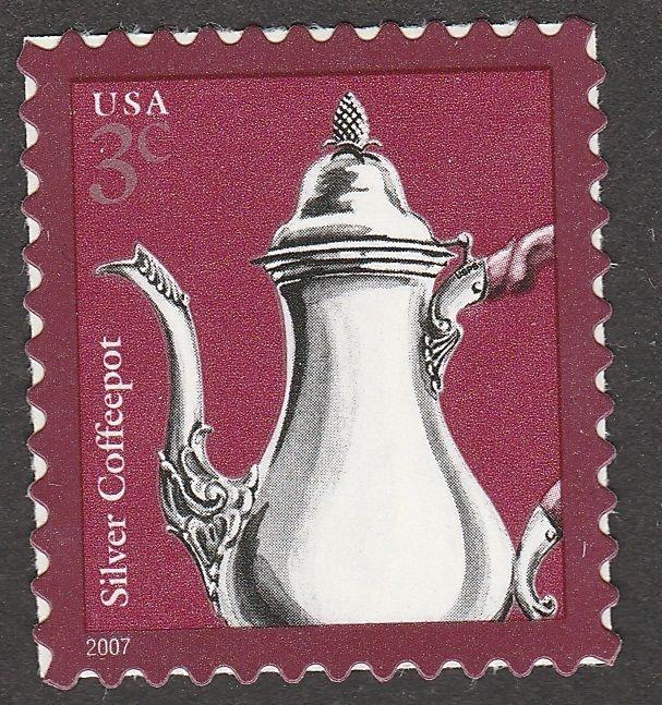 US 3754 American Design Silver Coffeepot 3c single MNH 2007