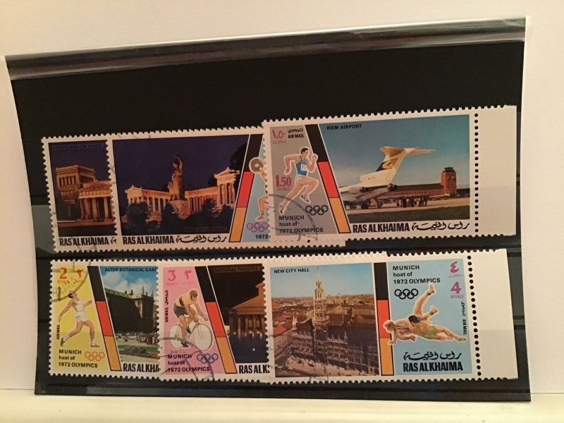 Ras Al Khaima Múnich  1972 olympic   stamps  R21959