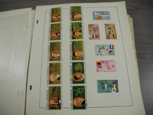 CUBA, 100s & 100s of Stamps mostly hinged on Scott pages