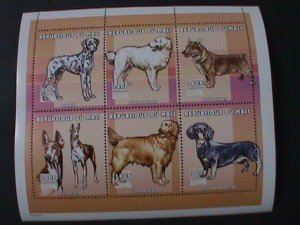 ​MALI-2000-PROMOTE-LOVELY DOGS-MNH-SHEET-VF-EST.$14-LAST ONE-HARD TO FIND