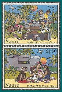 Nauru 1995 Peace, MNH 435-436,SG442-SG443