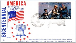 U.S. SPECIAL EVENT POSTMARK COVER AMERICAN BICENTENNIAL AT WICHITA KANSAS 1976