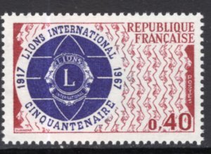 France 1196 Lion's Club MNH VF