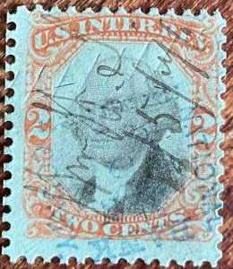 US #R135 Used CC Single US Internal Revenue George Washington L37