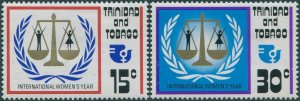 Trinidad & Tobago 1975 SG457-458 International Women's Year set MLH